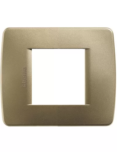 Luna – 2er-Platte aus gelbem Metall